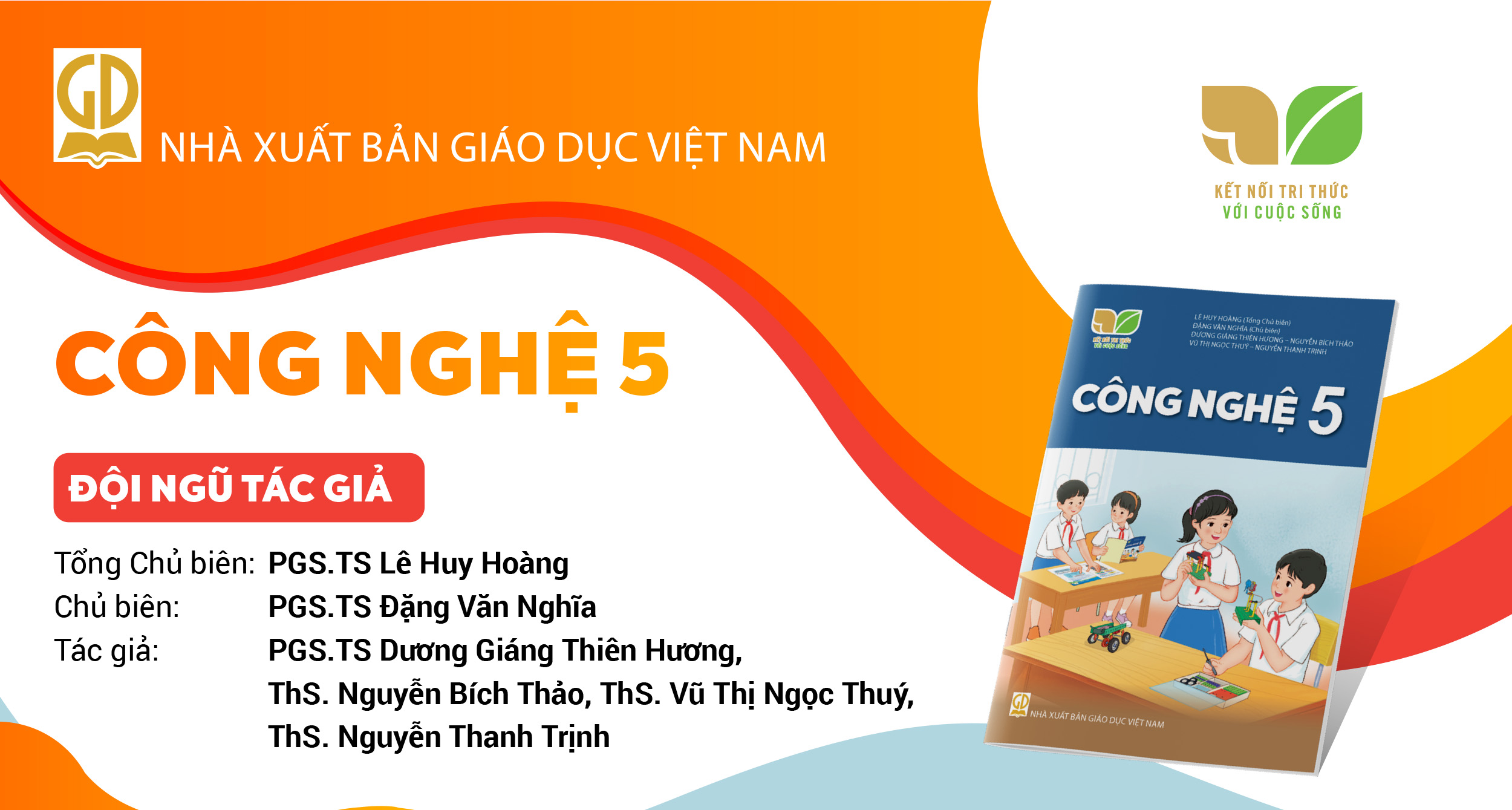 Infographic giới thiệu sách giáo khoa Công nghệ 5 - Bộ sách Kết nối tri thức với cuộc sống