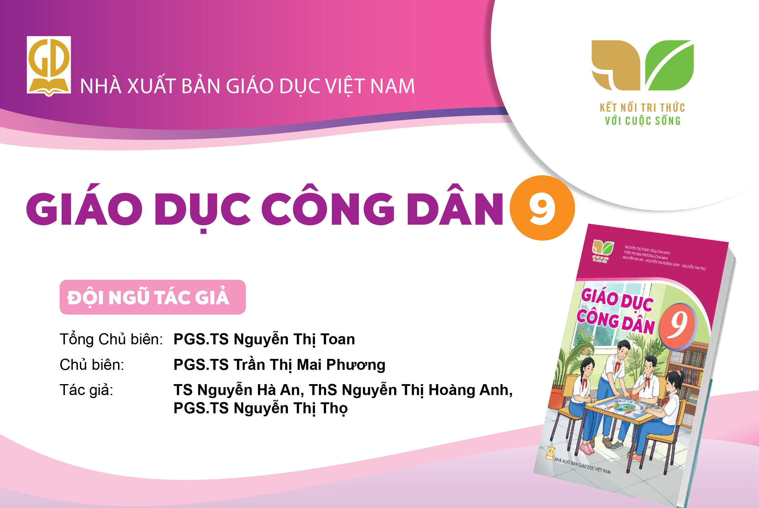 Infographic giới thiệu sách giáo khoa Giáo dục công dân 9 - Bộ sách Kết nối tri thức với cuộc sống