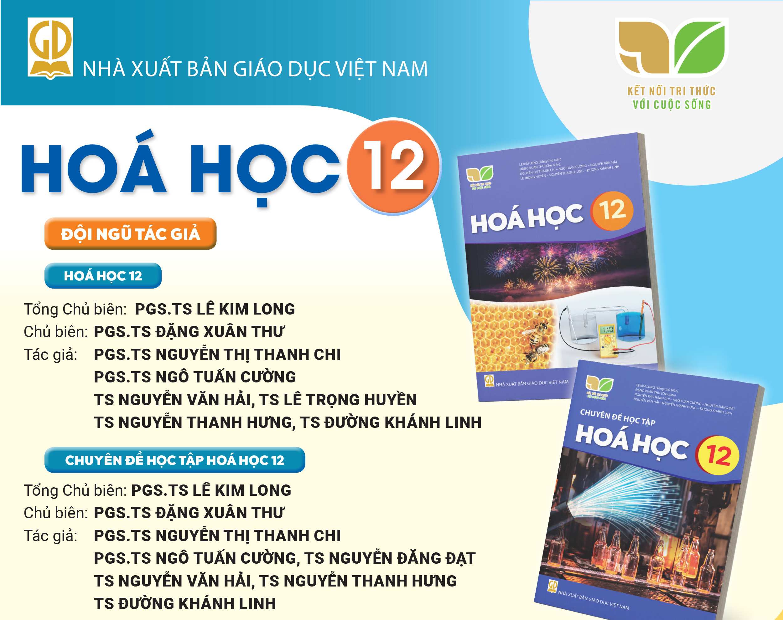 Infographic giới thiệu sách giáo khoa Hoá học 12 - Bộ sách Kết nối tri thức với cuộc sống