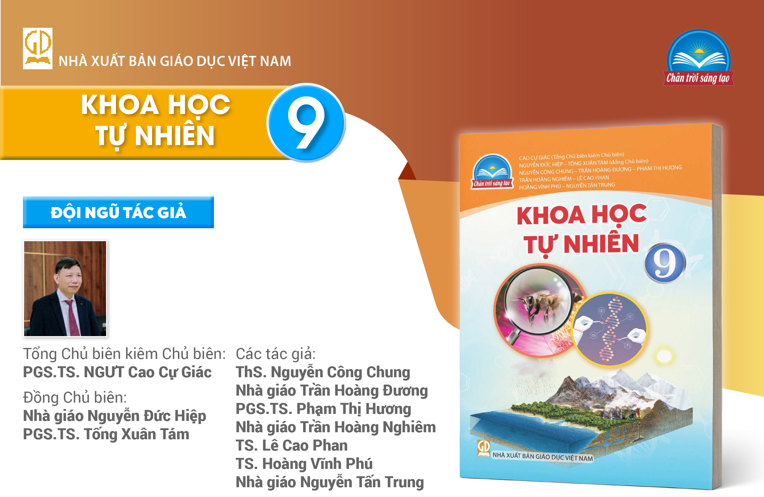 Infographic giới thiệu sách giáo khoa Khoa học tự nhiên 9 - Bộ sách Chân trời sáng tạo