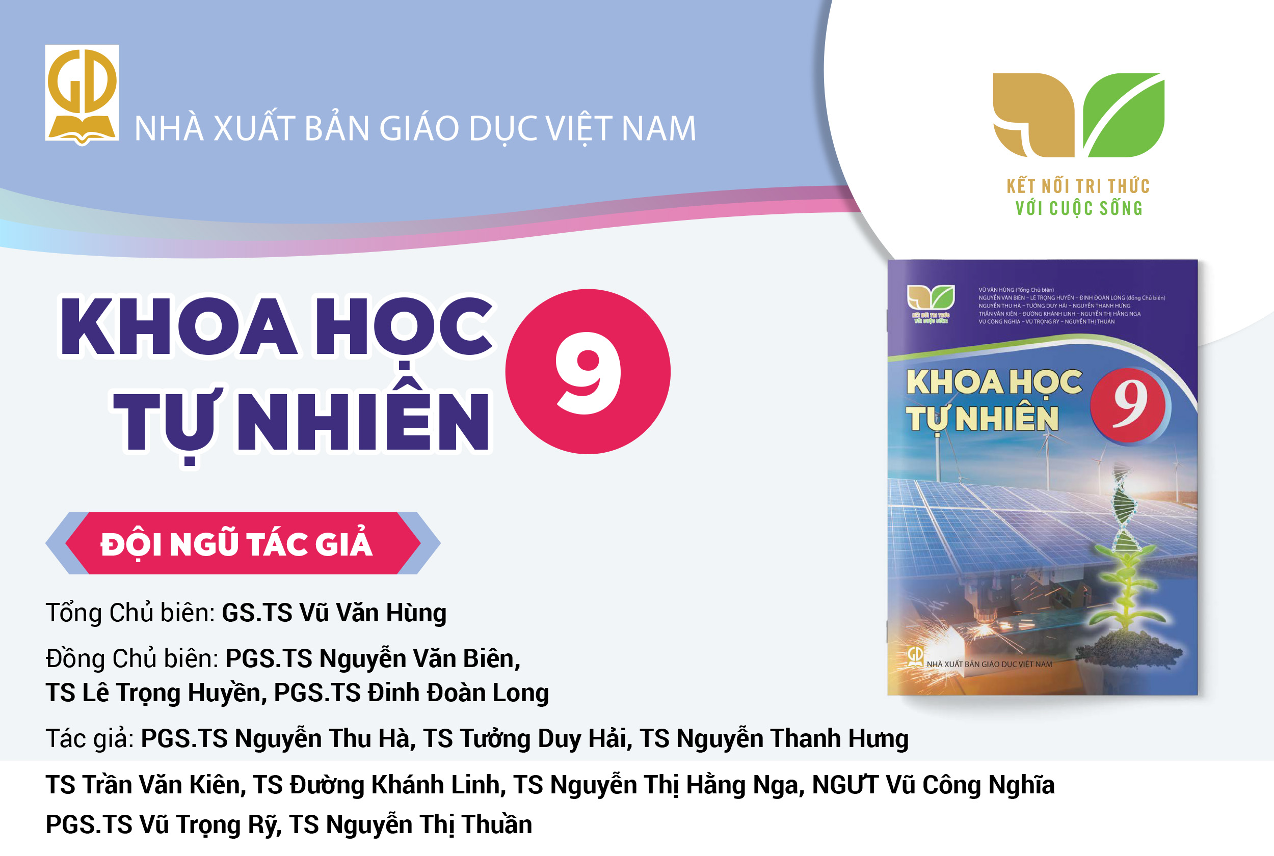 Infographic giới thiệu sách giáo khoa Khoa học tự nhiên 9 - Bộ sách Kết nối tri thức với cuộc sống