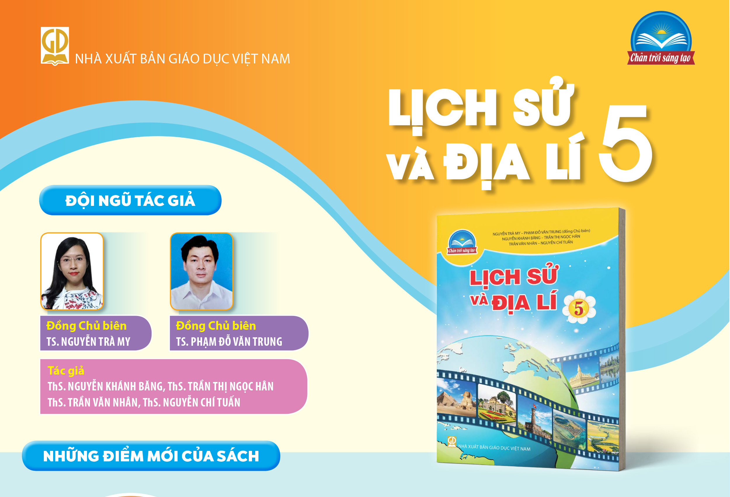 Infographic giới thiệu sách giáo khoa Lịch sử và Địa lí 5 - Bộ sách Chân trời sáng tạo