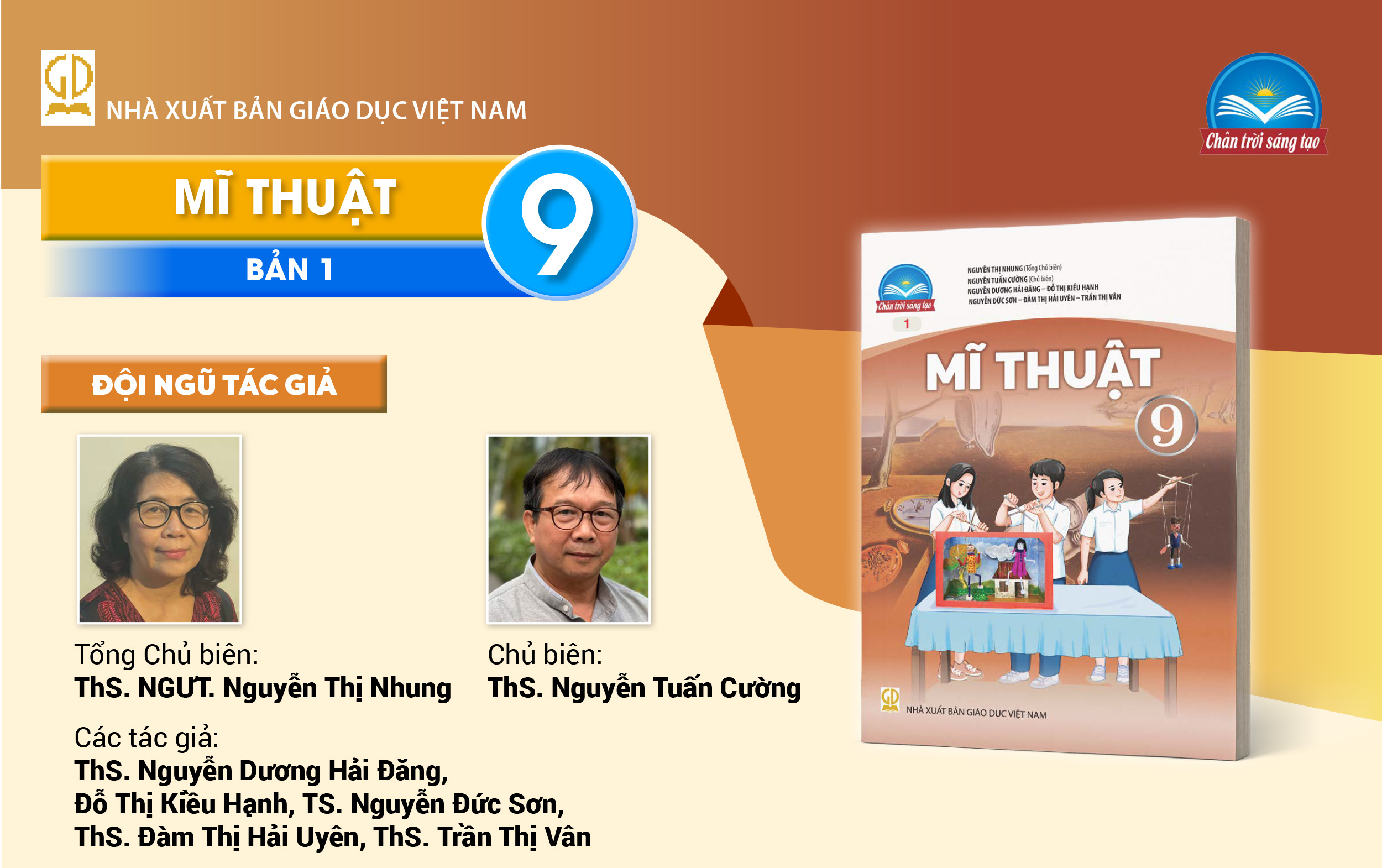 Infographic giới thiệu sách giáo khoa Mĩ thuật 9 bản 1 - Bộ sách Chân trời sáng tạo