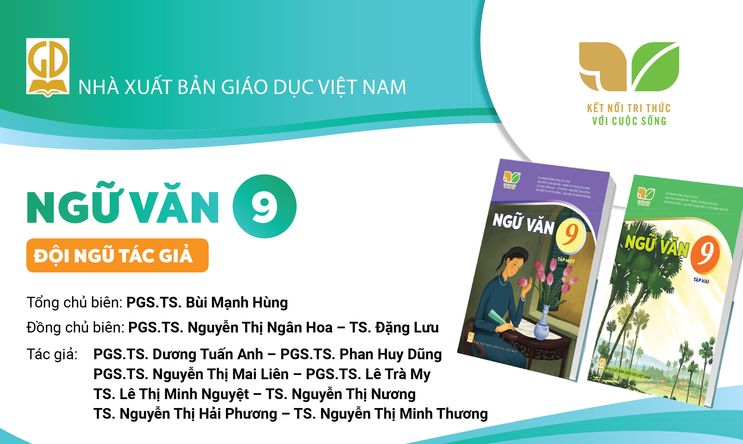 Infographic giới thiệu sách giáo khoa Ngữ văn 9 - Bộ sách Kết nối tri thức với cuộc sống