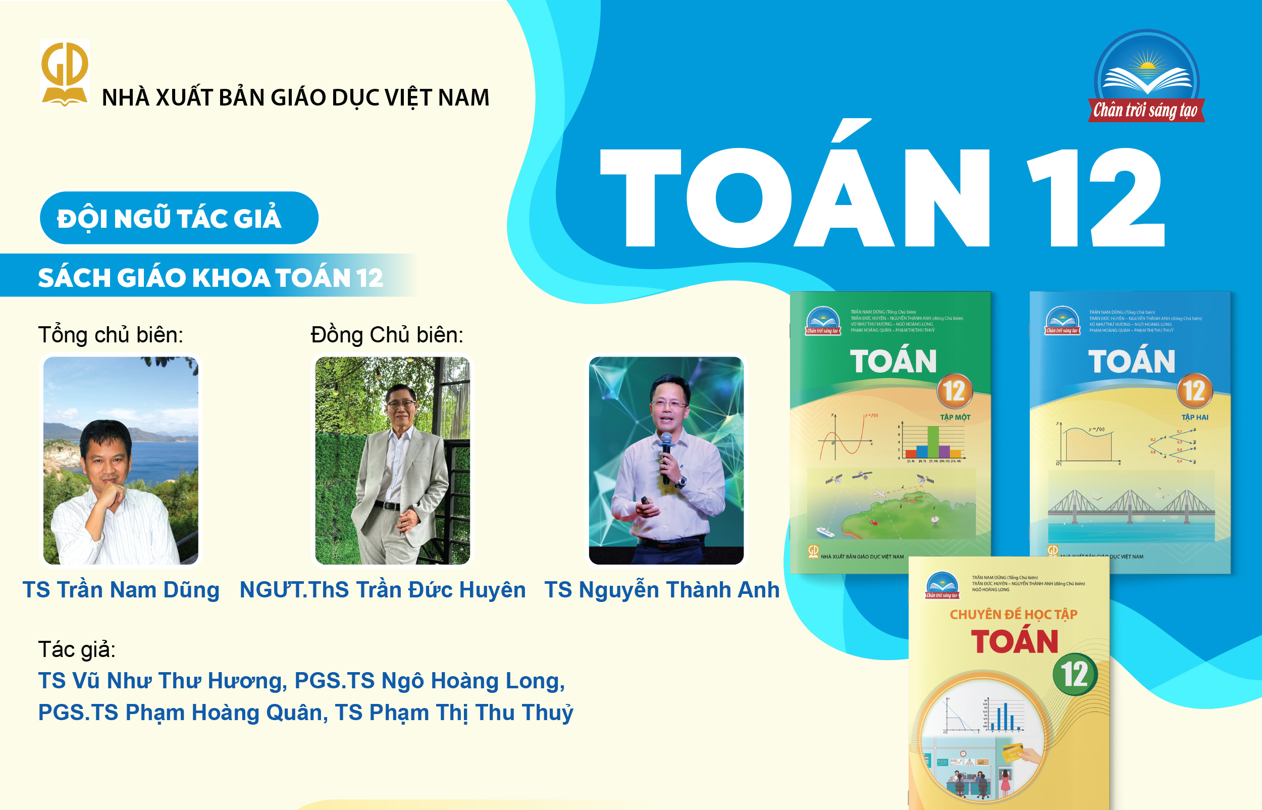 Infographic giới thiệu sách giáo khoa Toán 12 - Bộ sách Chân trời sáng tạo