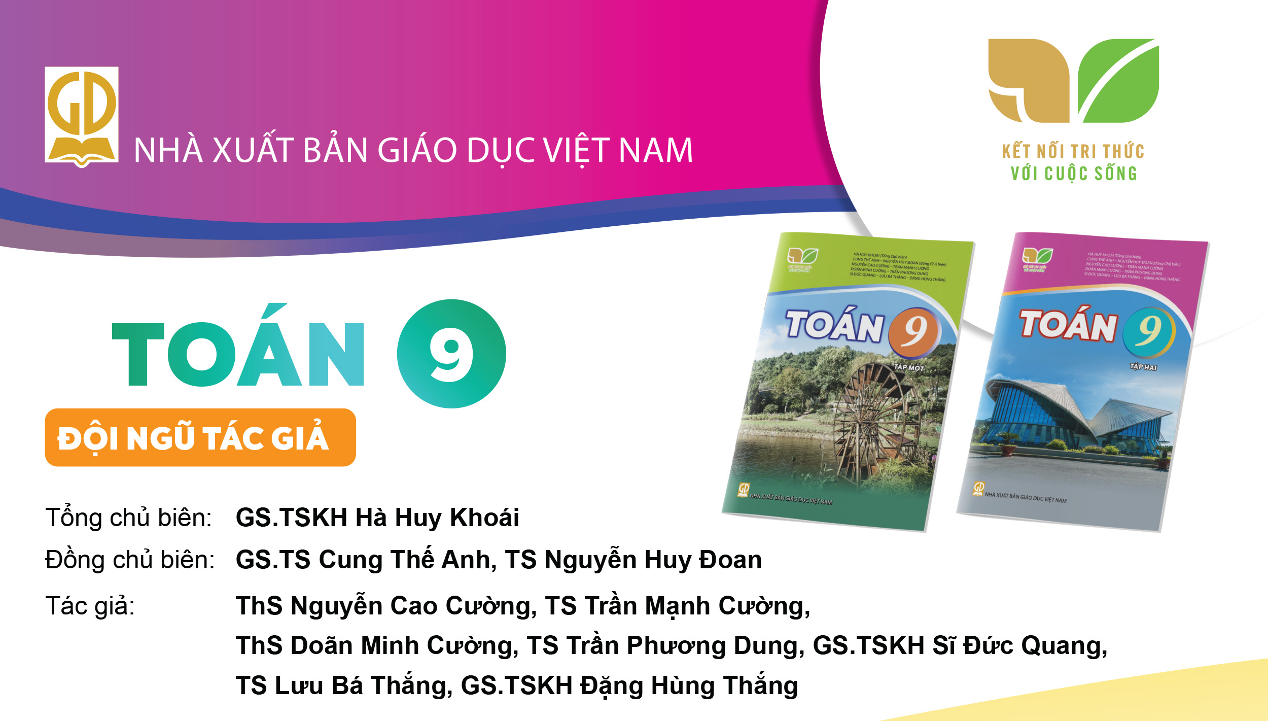 Infographic giới thiệu sách giáo khoa Toán 9 - Bộ sách Kết nối tri thức với cuộc sống