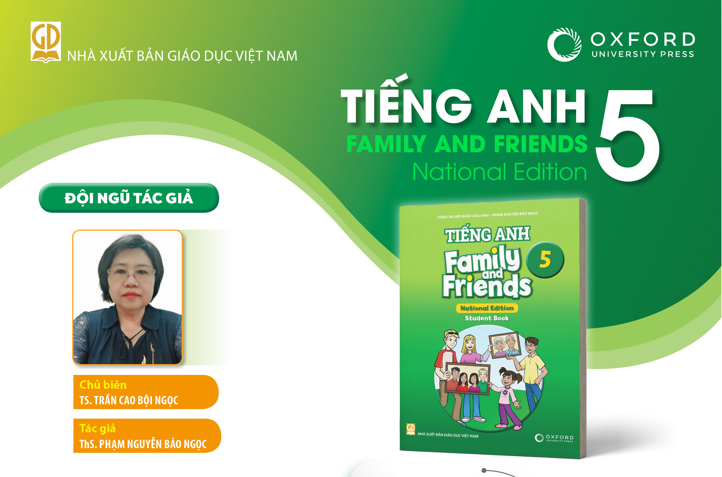 Infographic giới thiệu sách giáo khoa Tiếng Anh 5 Family and Friends - Bộ sách Chân trời sáng tạo