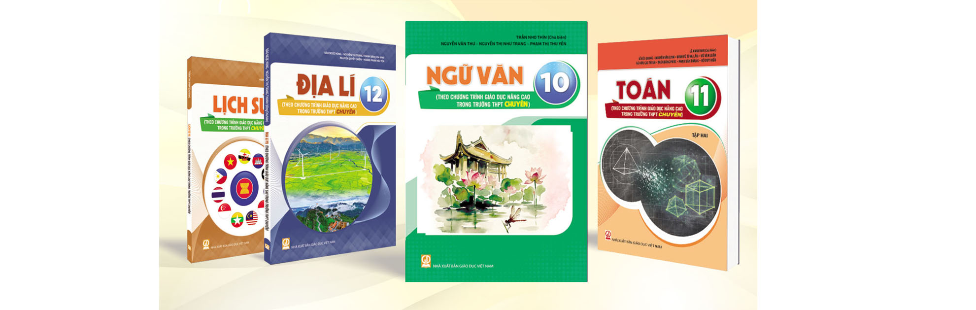 Bộ sách theo Chương trình giáo dục nâng cao trong trường THPT chuyên - Nền tảng vững chắc – Phát triển tư duy – Bứt phá năng lực