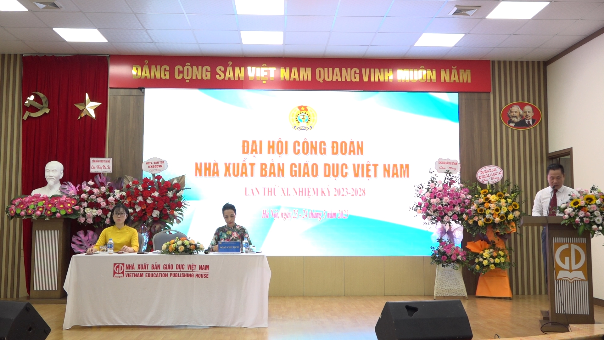 ĐẠI HỘI ĐẠI BIỂU CÔNG ĐOÀN NHÀ XUẤT BẢN GIÁO DỤC VIỆT NAM KHÓA XI, NHIỆM KỲ 2023-2028