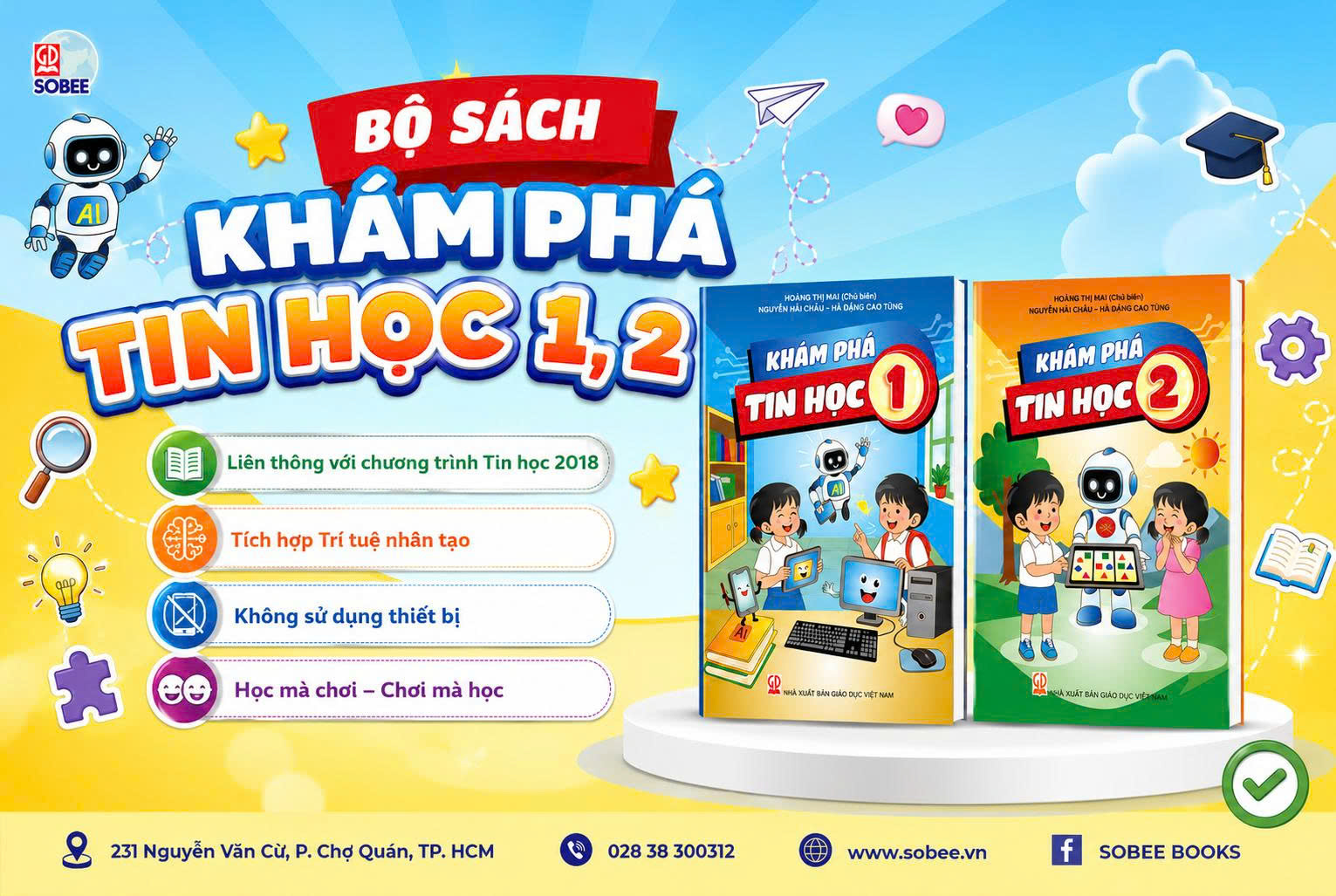 Khám phá Tin học lớp 1, 2 – Xây nền tảng kĩ năng số cho học sinh từ những năm đầu tiểu học