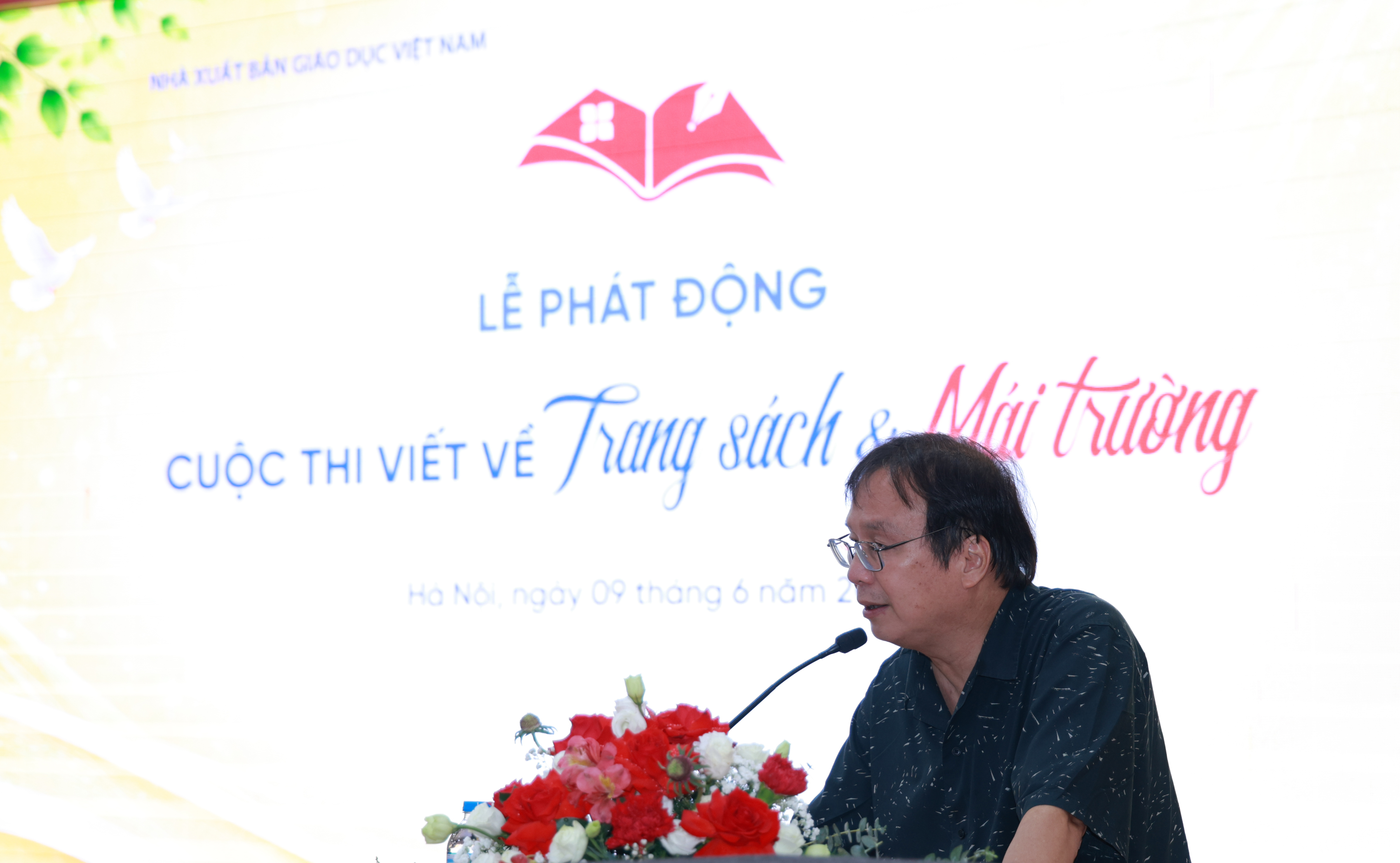 BÀI PHÁT BIỂU KHAI MẠC VÀ PHÁT ĐỘNG CUỘC THI VIẾT VỀ “TRANG SÁCH & MÁI TRƯỜNG”