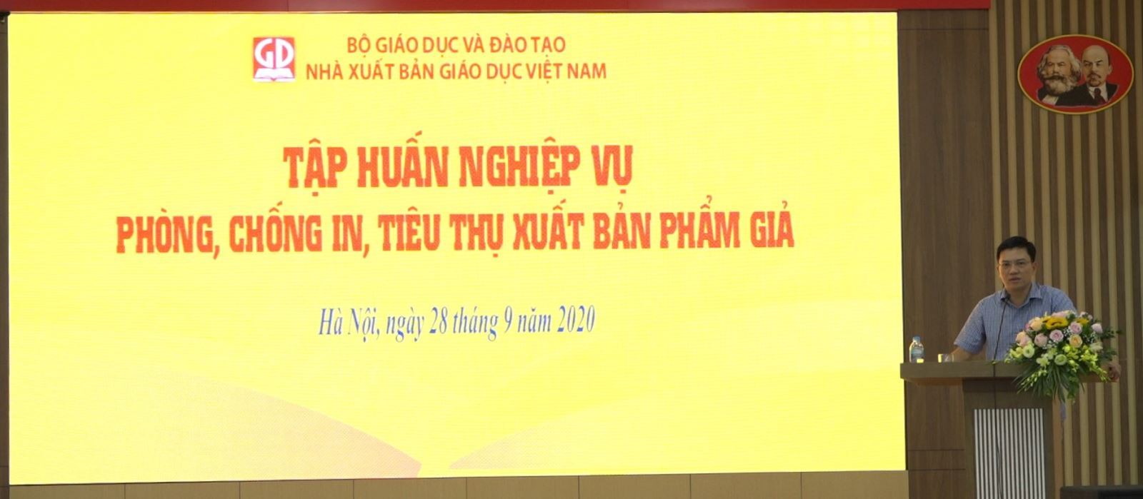 TẬP HUẤN NGHIỆP VỤ CÁN BỘ LÀM CÔNG TÁC PHÒNG, CHỐNG XUẤT BẢN PHẨM GIẢ