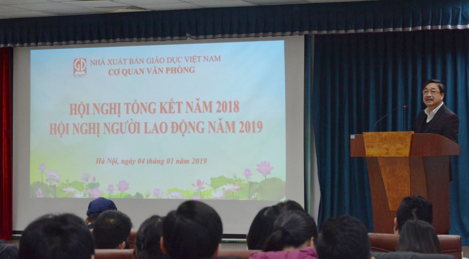 Hội nghị tổng kết công tác 2018 và Hội nghị người lao động Cơ quan Văn phòng NXB Giáo dục Việt Nam năm 2019